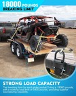 2x4 Stake Pocket D Rings Heavy Duty Trailer Tie Downs 18000lb Capacity  6 Pack 