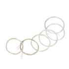 Clear Nylon Silver Plated Copper Alloy Oud Strings Set Replacement Accessory Hpt