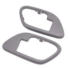 Interior Door Handle Trim Bezel Compatible With 1995-2000 Silverado Tahoe Gray