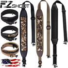 Two Point Camouflage Rifle Gun Sling With Swivels Non-slip Shoulder Pad Strap Us
