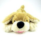Rare Fao Schwarz 14  Brown Puppy Dog Hand Puppet Plush Stuffed Animal Toy- Cute 