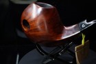 Unsmoked Shaped Pipe Alpha Citation Disc 2526 Limited Edition Pipe W  Tag