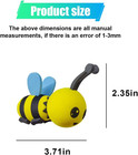 Cute Bee Car Antenna Topper  Eva Funny Auto Antenna Foam Ball  Easy To Find Car