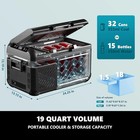Euhomy 12 Volt Refrigerator  Portable Car Fridge  12v Fridge