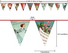 Vintage Style Christmas Bunting Banner Retro X-2 