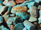 1 Pound Bright Blue Polished Aaa Lots Kingman Arizona Turquoise Nuggets