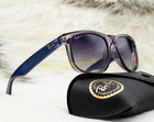 Ray-ban Rb4165 Justin Classic Polarized Sunglasses Blue Frame Gray Lens 54mm