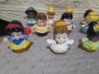 Little People Disney Princess   Prince Talkers Character Figure Lot Of 12