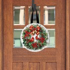 Briarwood Lane Cardinal Wreath Wood Door Hanger