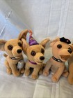Vtg Authentic Yo Quiero Taco Bell Chihuahua Dog Plush Lot 9pc Applause Toys 90 s