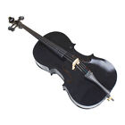 Wood Cello Bag Bow Rosin Bridge Black For 4 4 Size Cello Cases New