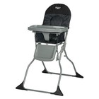 Cosco Kids Simple Fold High Chair Noir Dot Easy To Use And Clean Folds Flat