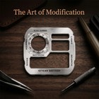 Diy Watch Dial Mod For Casio Ae1200 Watch Faceplate Sunray Texture Japan Copper