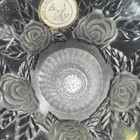 Made In Indonesia Crystal Clear Vintage Glass Vase