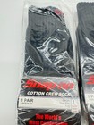 Snap-on Tools New Large Crew Socks Black 6-pairs