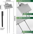 25pack Metal Plant Labels Weatherproof Stainless Steel 304 Garden Markers Kit Us