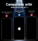 Magic John 2 Pack For Iphone 16 Pro Max 6 9 Inch Glass Screen Protector Privacy
