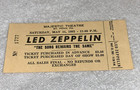 Led Zeppelin Ticket Song Remains Same John Paul Jones Jimmy Page Robert Plant Us