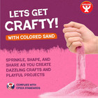 Colored Play Sand     Assorted Craft Sand For Christmas Sand Art  6 Vibrant Colors