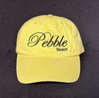 New Pebble Beach Concours D elegance Logo Hat Ball Cap Yellow One Size