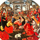 Vintage Springbok Adoration Of The Magi Circular Jigsaw Puzzle 1966 Complete 