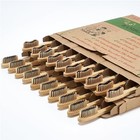 10 Count Bamboo Toothbrush  soft medium  Charcoal Toothbrushes  Natural Wood Too