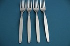 Oneida Frostfire  set Of 4  Dinner Forks Stainless 7 1 4 