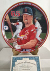 8 Mark Mcgwire Collector Plates W coa From Bradford Exchange