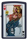Zippo Queen Design Navy Matte Windproof Pocket Lighter  48723