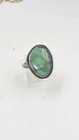 Vintage Turquoise  Sterling Silver  Ring Sz 7 Southwest 