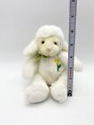 Vtg Russ Berrie Lambles 6    Soft  Plush Stuffed Lamb W  Sewn Yellow Flower