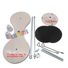 1set 2 Spool Thread Stand iron Base For Industrial   Household Sewing Machines