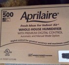 Aprilaire 500 Whole House Ducted Humidifier  White  Digital Control Display