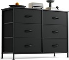 6 Drawer Dresser For Bedroom  Wide Storage Chest Of Drawers Cabinet