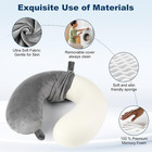 Travel Pillow 100  Pure Memory Foam Neck Pillow Airplane For Traveling car  Trai
