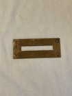 Antique Vintage U s  Mail Letter Slot Frame Cast Brass Bronze 2 5   x 6    Reclaimed