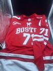 Macklin Celebrini Boston University College Hockey Jersey  71 Red  Adult M l