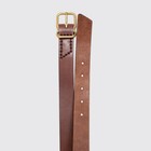 Emil Erwin 118 Signature Leather Belt W30 Walnut Brown Narrow