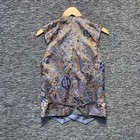 Boys Suit Vest Size 12 14 Light Blue Plaid Double Breasted Paisley Formal