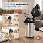 Airpot Coffee Dispenser Thermal With Pump 3l 102 Oz Insulated Stainless Steel   