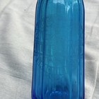 French Soda Bottle Syphon Seltzer 1930s Blue  Art Deco Callier-degoy