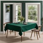 Square Polyester Tablecloth 52x52   Wedding Banquet Polyester Table Cover 1-36pc