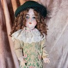 Antique 29  German Bisque Head Doll Marked 136 15 Germany Composition Body