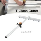 Glass T Shaped Cutter Speed Rapid Glass Cutt 60cm Glass Cutter Kit Tile Cutting