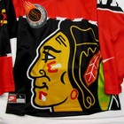 Vtg Chicago Blackhawks Nike 1990s All Over Print Hockey Jersey Men s Large Nhl