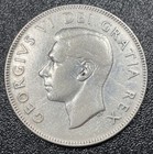 1948 Canada Silver Half Dollar Coin Fifty Cents Key Date