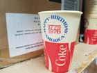 Vintage Coca-cola Coke Wax Paper Cup Happy Birthday America 1976