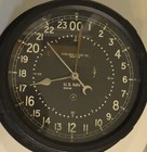 Chelsea Us Navy Large Porthole Bakelite Clock Refurbished Run Perfectly  103112e