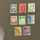 Israel Postage Stamps Lot Of 24 Mixed Mint   Used Ships   National Emblems