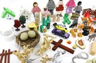 Sand Tray Play Therapy Basic Starter Kit - 100  Pieces